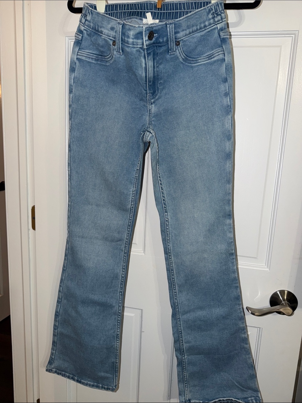 aerie Light Wash Flared Jeans